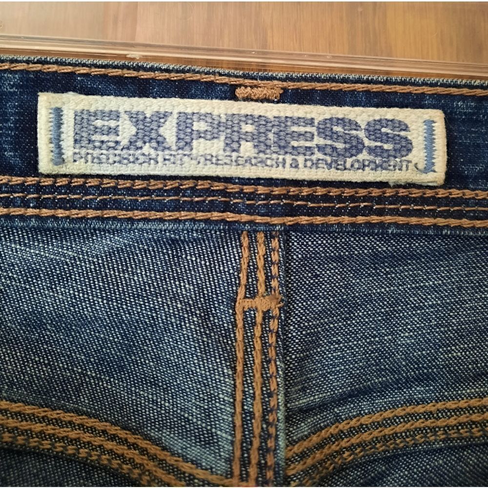 Express Denim Jeans Bootcut  Blue - Picture 11 of 16